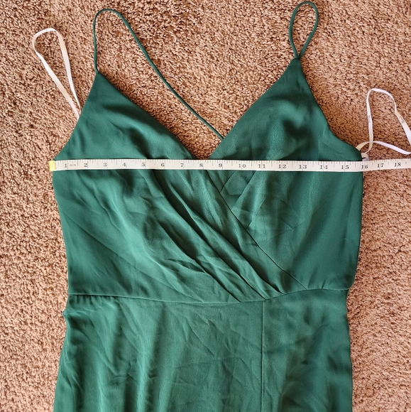 Thread Bridesmaids Style TH009 Cora In Hunter Green Gown Racerback NWT S… - Picture 8 of 8